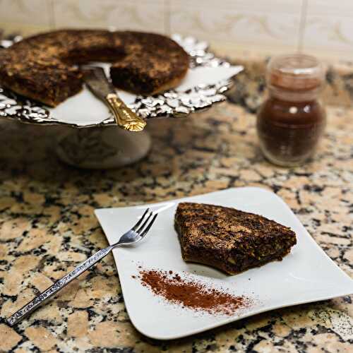 Gâteau chocolat courgette - sans gluten et sans lactose