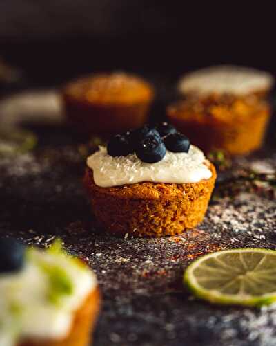 Carrot cake façon muffin - Cake à la carotte healthy sans gluten