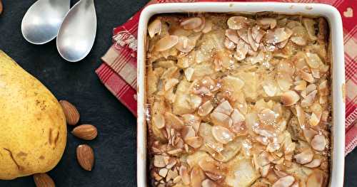 Clafoutis poire et amande