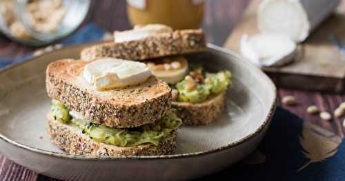 Croque courgette au chèvre