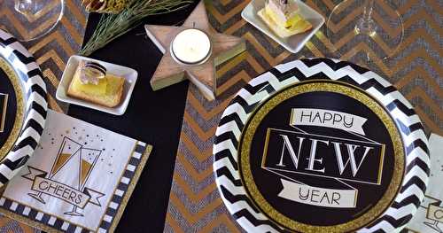 Déco de fête, et toasts foie gras ananas