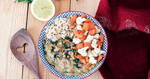 Dhal de lentilles corail et coco