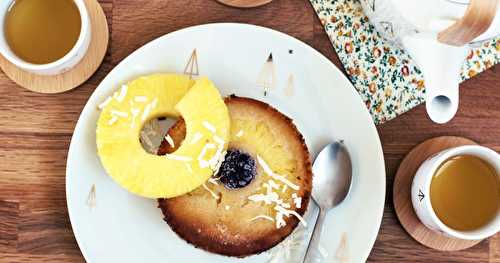 Gâteau à l'ananas frais