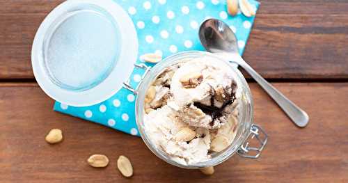 Glace au beurre de cacahuète 