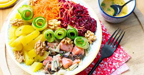 Poke bowl de truite