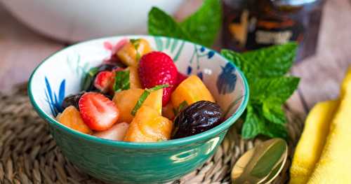 Salade de fruits et pruneaux