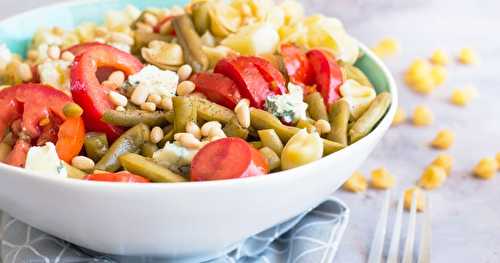 Salade de pâtes et haricots verts