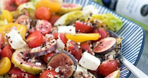 Salade tomates figues quinoa