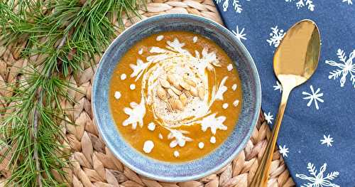 Soupe de châtaigne, panais et champignons