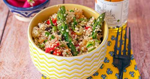Taboulé de quinoa et asperges