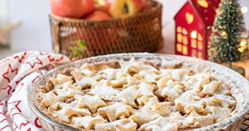 Tarte aux pommes aux épices de noël