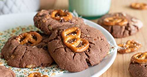 Cookies chocolat et bretzels