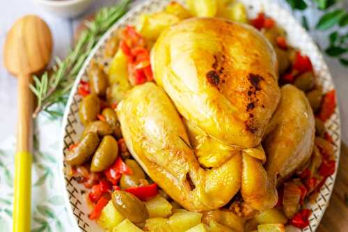 Poulet cocotte aux olives