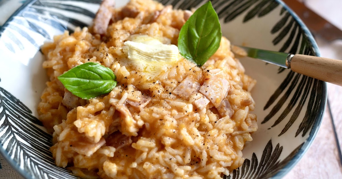 Riz à la butternut et lardons + comment simplifier ses courses à la maison
