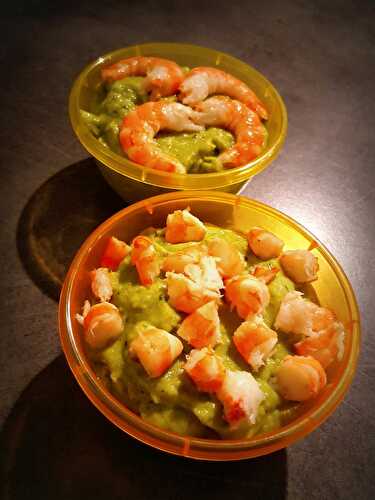 Avocat aux crevettes pour bébé