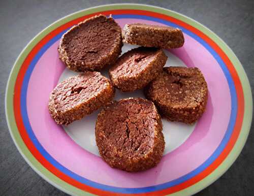 Biscuits diamants au cacao