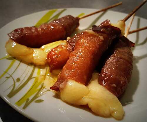 Brochettes yakitori boeuf fromage