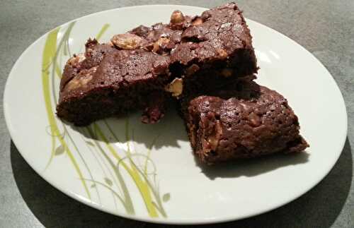 Brownies aux fruits secs caramélisés