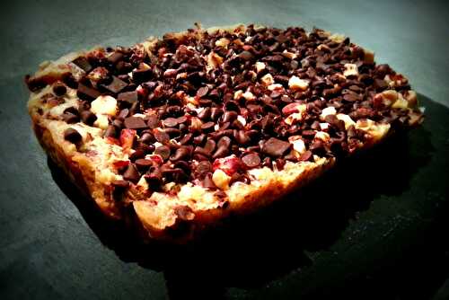 Brownies aux pépites de chocolat et noisettes - Elodie cuisine pour vous partager sa passion...
