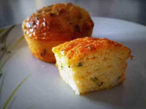 Cake au crabe, ciboulette et wasabi