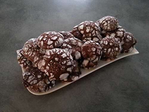 Crinkles au chocolat - Elodie cuisine pour vous partager sa passion...