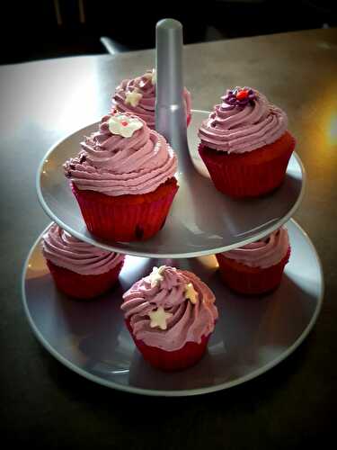 Cupcakes aux fruits rouges et mascarpone