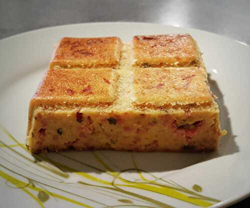 Gâteau de pain rassis jambon/fromage