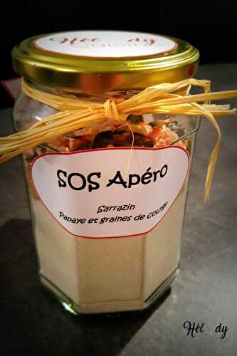 Kit SOS Apéro Graines de courge et papaye séchée au sarrasin