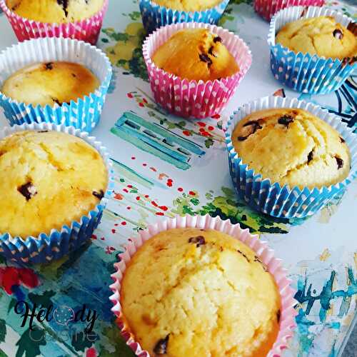 Muffins aux pépites de chocolat