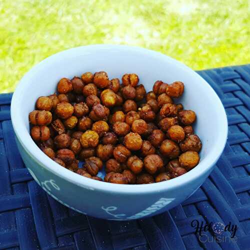 Pois chiches grillés pour l'apéritif