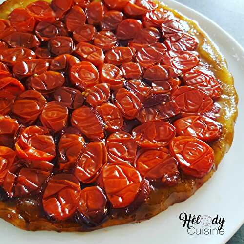 Tarte tatin aux tomates cerises