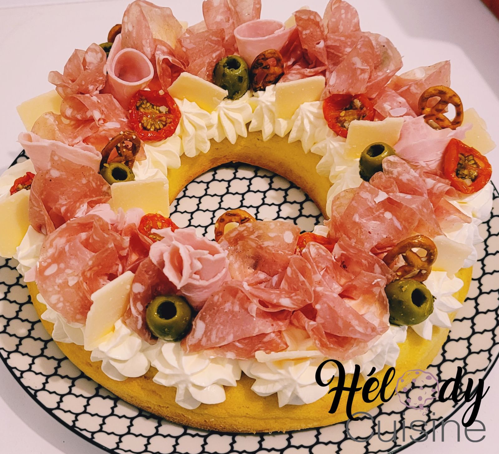 Cake façon couronne apéritive