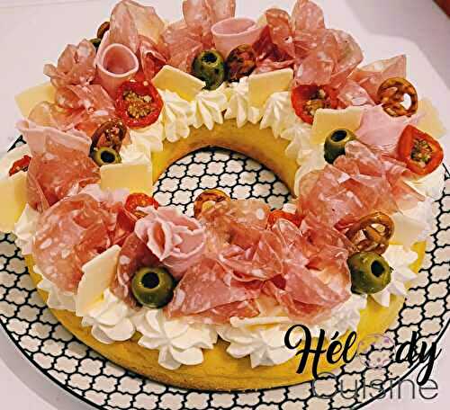 Cake façon couronne apéritive