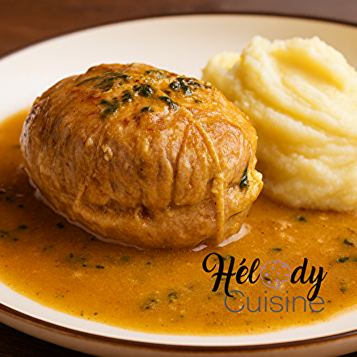 Paupiettes de porc au Cookeo, sauce crémeuse à la moutarde