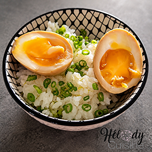 Oeufs marinés pour ramen et poke bowl