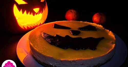 Cheesecake à la clémentine pour Halloween