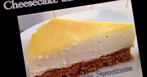 Cheesecake citron