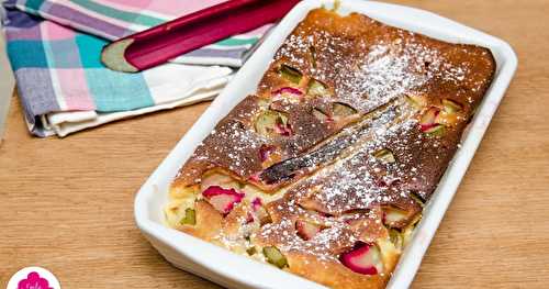 Clafoutis à la rhubarbe - cuisson à l'Omnicuiseur ou au four