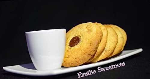 Cookies caramel coeur chocolat