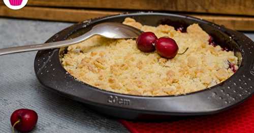 Crumble aux cerises