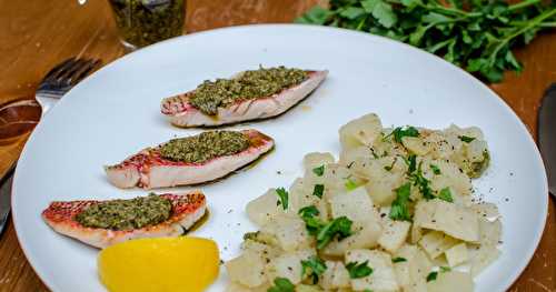 Filets de rougets et compotée de fenouils