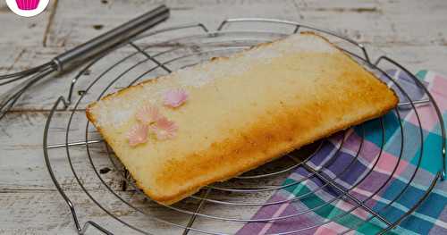 Financier géant au citron et à la noix de coco