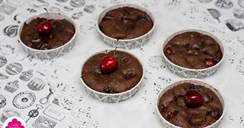 Fondants au chocolat et aux cerises