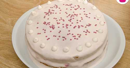 Gâteau d'anniversaire à la framboise, version avec et sans azyme Mickey