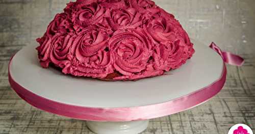 Gâteau roses aux pommes - Rose cake