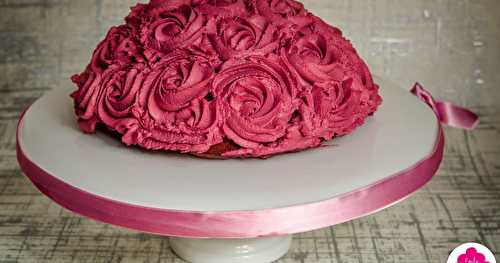 Gâteau roses aux pommes - Rose cake
