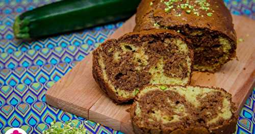 Marbré chocolat-courgette et pistache - Bataille Food #35