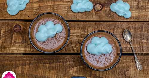 Mousse au chocolat au lait accompagnée de nuages meringués - Battle Food #40