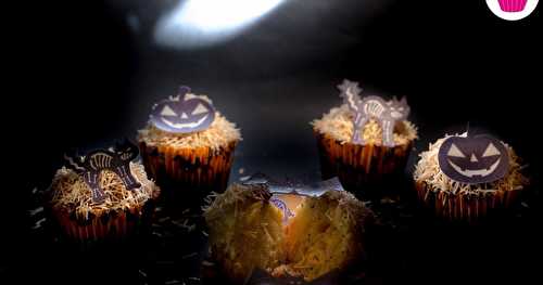 Muffins à l'orange - muffins d'Halloween - Bataille Food #28