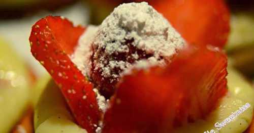 Sablé façon tarte à la fraise